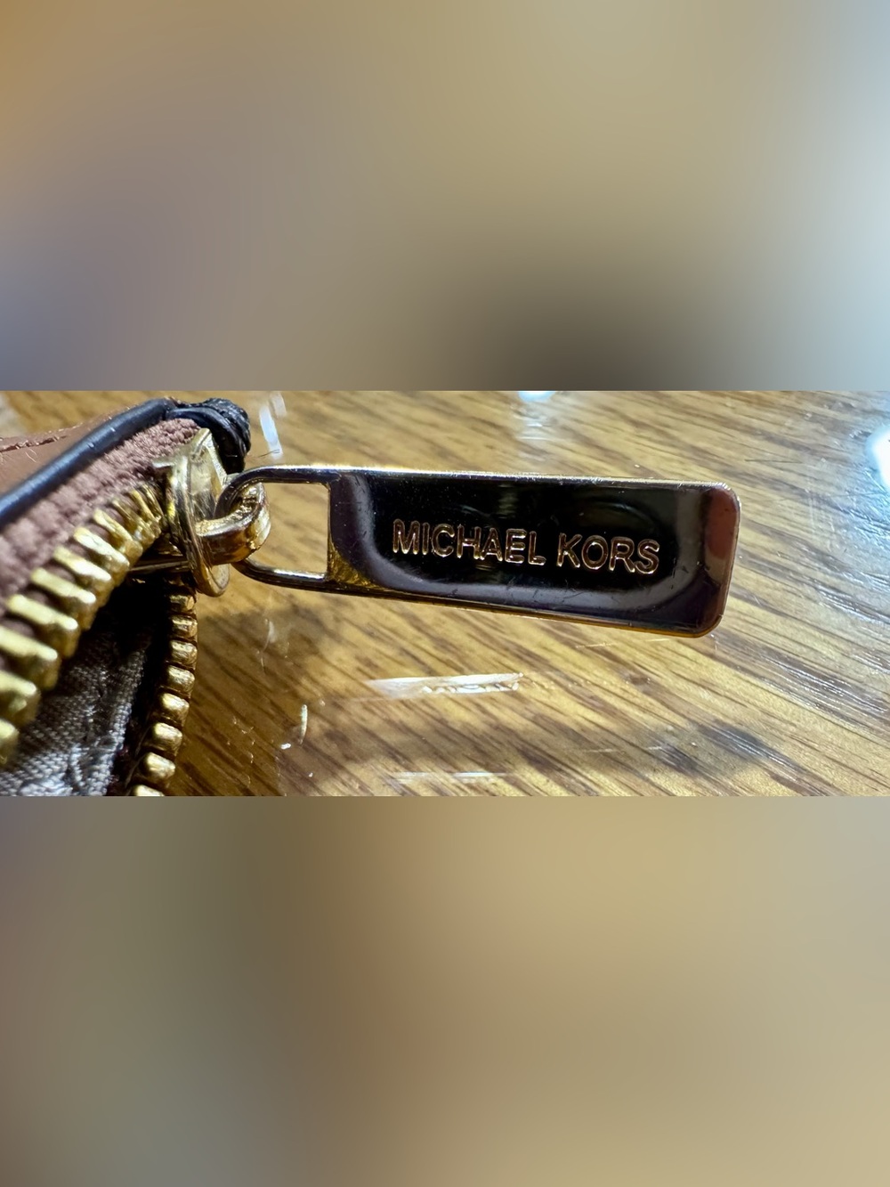 Michael Kors  Logo Zip Card Pouch with Keyring NWOT - Picture 5 of 5